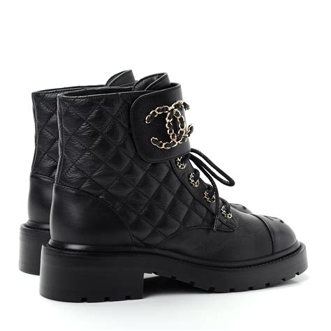 chanel ladies boots|Chanel combat boots women.